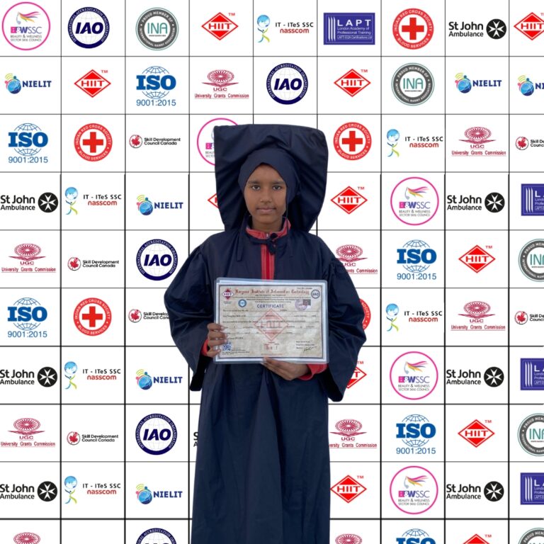 students certifications at HIIT