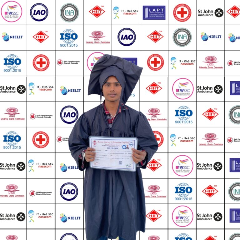 students certifications at HIIT