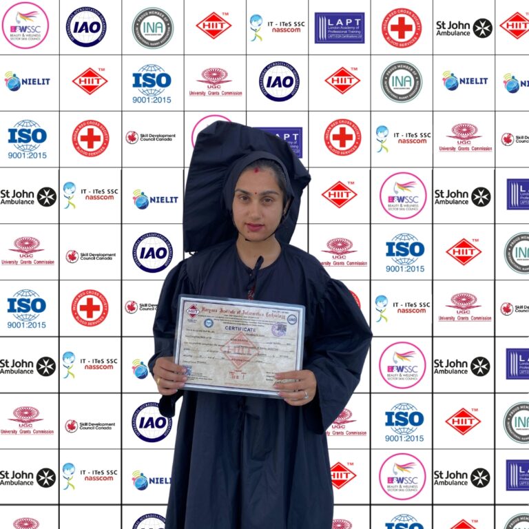 students certifications at HIIT