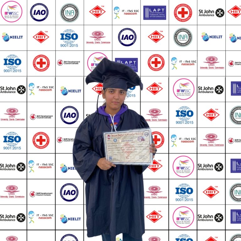 students certifications at HIIT